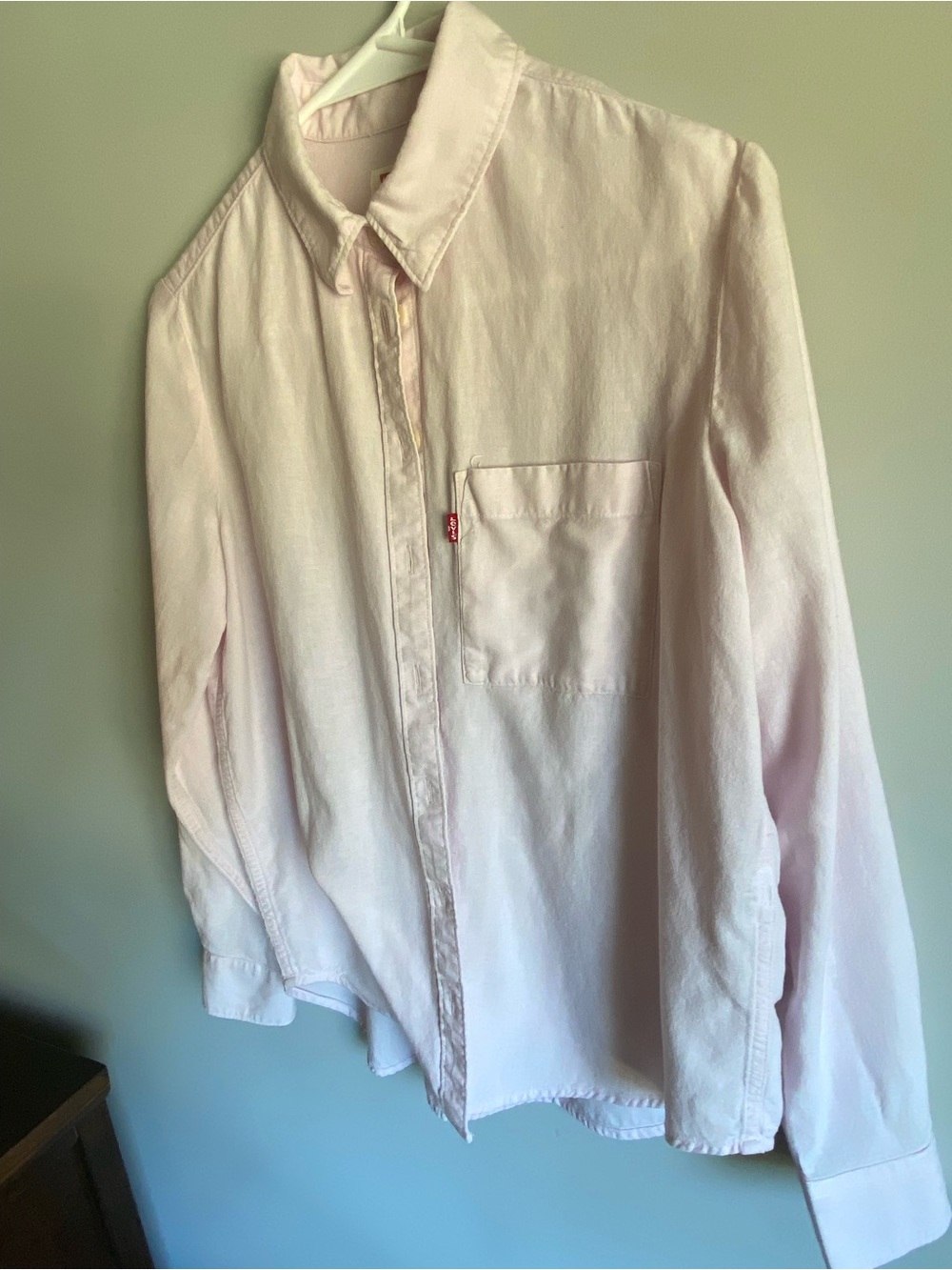 Levi's Pastel Pink Collared Shirt